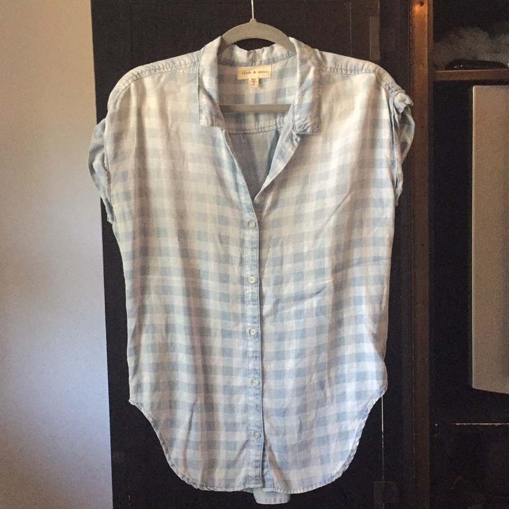 Anthropologie button up-perfect versatile piece!